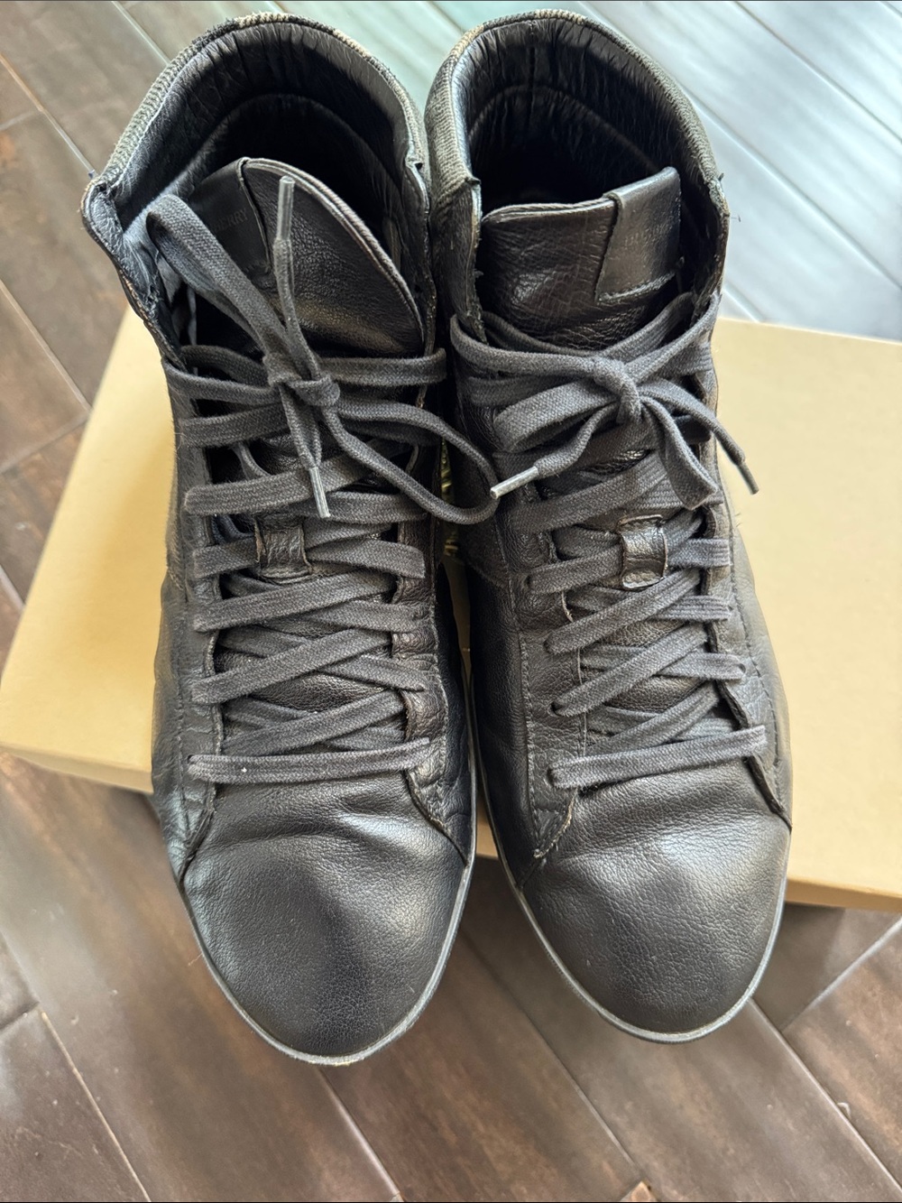 Burberry Check High Top Sneakers Size：44
